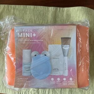 NuFace Mini+ Skincare Set with Orange Bag